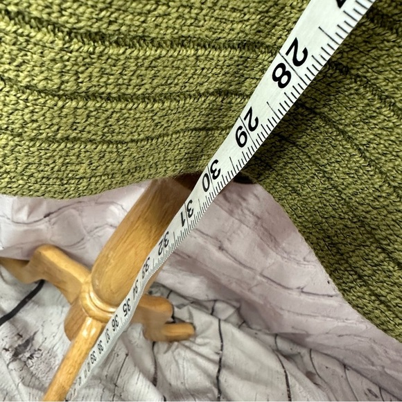 Christopher & Banks soft Ribbed Open Front Cardigan sweater sz L asymmetric - Picture 4 of 8